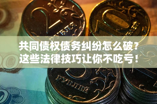 济南共同债权债务纠纷怎么破？这些法律技巧让你不吃亏！