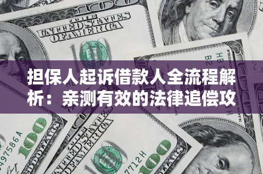 济南担保人起诉借款人全流程解析：亲测有效的法律追偿攻略