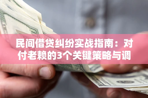 济南民间借贷纠纷实战指南：对付老赖的3个关键策略与调解盲区解析